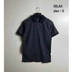 SILAS 00s portugal archive MURDO POLO shirts S サイラス ポルトガル製 アーカイブ ボーダー ポロシャツ ワンポイント 希少 レア 初期 ストリートのサムネイル