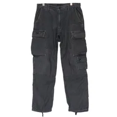 WTAPS ダブルタップス 13AW JUNGLE.STOCK/TROUSERS.COTTON.SATIN 132GWDT-PTM06 ジャングル ストック トラウザーズ コットン サテン ブラック カーゴ パンツ ボトムス サイズ1(S) Juneのサムネイル