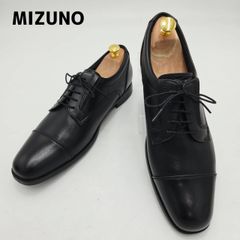 美品】ミズノ エクスライト ビジネスシューズ 25.5cm ブラック 革靴