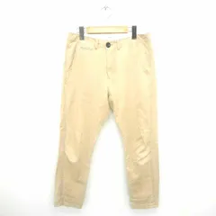 アーバンリサーチ サニーレーベル URBAN RESEARCH Sonny Label パンツ チノパン ストレート ジップフライ 綿 コットン 36 ベージュ 薄茶 /TT35