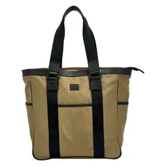 Burberry Black Label(バーバリーブラックレーベル) ショルダーバッグ - カーキゴールド×黒 レザーのサムネイル