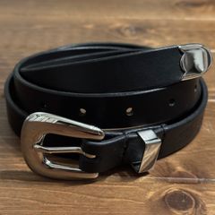 SAMURAI サムライ W001 レザーベルト ブラック サイズ34 未使用 SAMURAI サムライ W001 レザーベルト ブラック サイズ34 未使用 - メルカリ