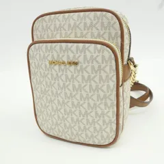 MICHAEL KORS マイケルコース JET SET TRAVEL MD CROSSBODY シグネチャー ショルダーバッグ 35F1GTVC2B ※中古