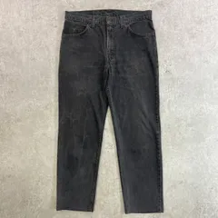 90年代 オーストラリア製 Levi's ユーロリーバイス 604 ブラックデニム オレンジタブ メンズW36相当 古着 90s ヴィンテージ VINTAGE アメカジ フェードブラック 黒 