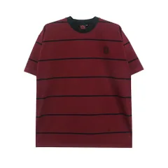 SPITFIRE T-SHIRT スピットファイヤー Tシャツ BIGHEAD EMB STRIPE BURGUNDY/BLACK　スケートボード スケボーのサムネイル