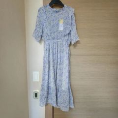 美品】セルフォード 24ss チューリッププリント シアーワンピース