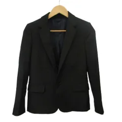セリーヌ CELINE エディ期 グランドプードル 1B シングル テーラードジャケット ウール 総裏地 肩パッド 36 S 黒 ブラック 25ZZ6120D /XZ ■GY19のサムネイル