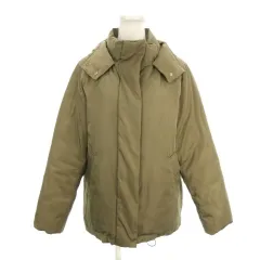 エニィファム anyFam 中綿ジャケット 上着 2 茶 ブラウン カーキ 長袖 スタンドカラー フード付き /MN23 ■ECB005のサムネイル