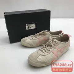 05w21771 オニツカタイガー ONITSUKA TIGER  MEXICO 66  オートミール/ジンジャーピーチ  27.5cm US9.5 UK8.5 インドネシア製 ユニセックス  スニーカー  1183A201-254  【中古品】