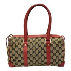 GUCCI オールドグッチ ミニボストンバッグ GG柄 シェリーライン - メルカリ