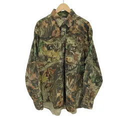 ラングラー Wrangler 90s RUGGED WEAR リアルツリーカモ 長袖シャツ メンズ import：XL のサムネイル