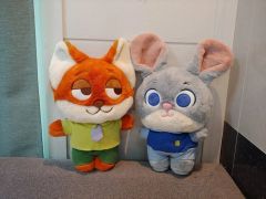 ズートピア 2 FukuFuku V-BIGぬいぐるみ ニックジュディ2種セット