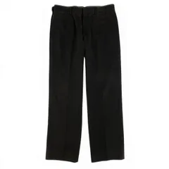 30f6 HERMES エルメス レザー切替 コットンパンツ ボトムス  52サイズ XL相当 ダークブラウン メンズ 紳士服u02tのサムネイル