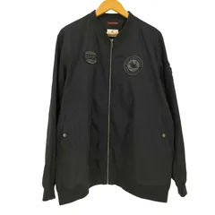 ハッシュパピーズ HUSH PUPPIES ワッペン MA-1 ナイロン ボンバージャケット メンズ  2Lのサムネイル
