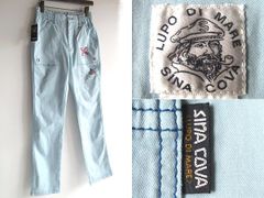 SINACOVA シナコバ チノパン 刺繍 ベージュ マリン カジュアル 軽量