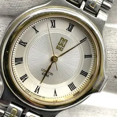 動作未確認　DAKS　ダックス　クォーツ腕時計　シルバー文字盤　コンビベルト　レディースのサムネイル