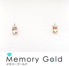 BIZOUX インペリアルトパーズ×ダイヤモンド×K18PGネックレス 匿名配送