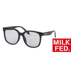 ミルクフェド サングラス レディース メガネ MILKFED milkfed LOGO BIG SQUARE SUNGLASSES 103252054002 黒 ブラックブランド UVカット カラーレンズ ブランド オシャレ 眼鏡 めがね メガネ 眼鏡ケースのサムネイル