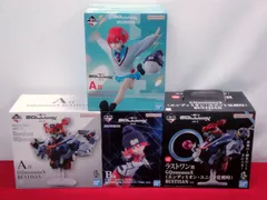 【カメ】機動戦士Gundam GQuuuuuuX vol.3 A/B/ラストワン賞 vol.2 A賞 BUSTISAN MASTERLISE フィギュア まとめ 4点セット 314