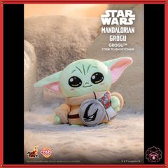 스타워즈 HOTTOY COSBI 만다롤리안&그로구 봉제인형 마스코트 키홀더 핫토이즈 코스비 해외 한정 정규품 GROGU