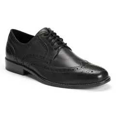 ノンブッシュ メンズ シューズ オックスフォード ウィングチップ Nunn BushR Nelson Mens Wingtip Oxfordresshoes Black ブラックのサムネイル