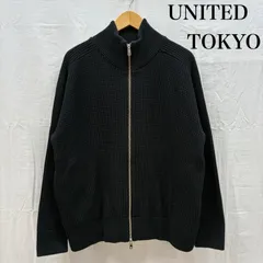 ユナイテッドトウキョウ ウール リブ ジップ ドライバーズ ニット セーター 135631001 メンズ 2 ISItems【USED】【古着】【中古】50160802のサムネイル