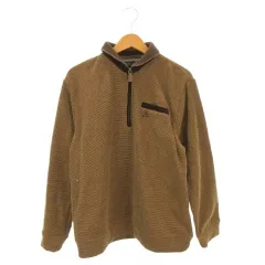 レノマ renoma U.P renoma UNIFORME PRESTIGE トレーナー 裏起毛 L 茶 ブラウン ハーフジップ 長袖 /MN14 ■ECB005のサムネイル