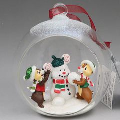 디즈니 칩 & 데일 DLP 유리 돔 오너먼트 데이즈니랜드 파리 2020~2021년 신품 CD00342