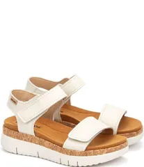 ピコリーノス レディース シューズ サンダル プラットフォーム レザー Pikolinos Palma Leather Platform Wedge Sandals Nataのサムネイル