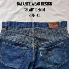 balanceweardesign バランスウェアデザイン　スラブデニム　XLサイズのサムネイル