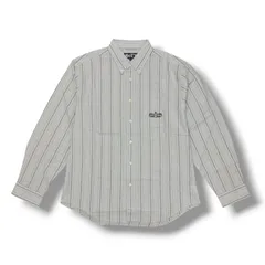 参考上代30800円 未使用 BoTT 25SS LIGHTWEIGHT STRIPE SHIRT ライトウェイトストライプシャツ ボット 251BoTT30 サックス系 XL （4324M）のサムネイル