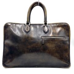 希少78万円 Berluti Onyx オニキス レザー ブリーフケース - メルカリ