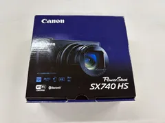 【未使用品・箱角つぶれ】Canon キャノン PowerShot SX740 HS ブラック コンパクトデジタルカメラ 光学40倍ズーム 4K動画 Wi-Fi対応のサムネイル