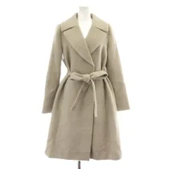 トゥービーシック TO BE CHIC コート 40 グレージュ テーラードカラー 長袖 ウエストベルト /DUのサムネイル