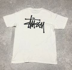 00s STÜSSYステューシー スクリプトロゴ Tシャツ シンプル 白T - メルカリ