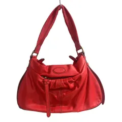 ランセル LANCEL ハンドバッグ ワンショル 合皮 赤 レッド ■GY99のサムネイル