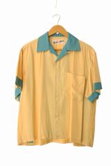 古着　60s dunhill ボウリングシャツ　レーヨン混　開襟 古着 60s dunhill ボウリングシャツ レーヨン混 開襟 - メルカリ