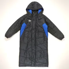 ジュニア フード付 中綿入りロングパテッドコート UUJOJK33 ブラック 160cmのサムネイル