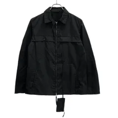 PRADA プラダ バックメッシュテクニカルナイロンポーチジャケット  ネイビー 44のサムネイル