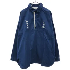 Mountain Research マウンテンリサーチ 22AW BEAMS PLUS別注 Sports Shirt エンブロイダリースポーツシャツ MTR-3637 ブルー Lのサムネイル