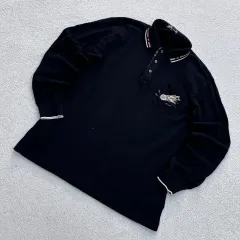 L DAKS ロンドン メンズ ゴルフウェア 長袖 カラ Tシャツ 0605Eのサムネイル