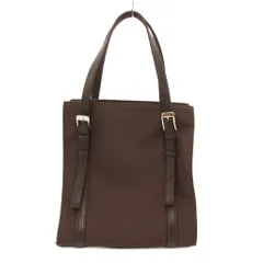 エムケー ミッシェルクラン MK MICHEL KLEIN ハンドバッグ ナイロン レザーハンドル 茶 ブラウン /JS ■GY74のサムネイル