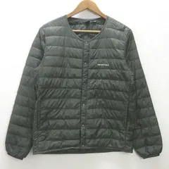 t■モンベル mont-bell 800フィルパワー スペリオダウン ジャケット■カーキ【メンズS】MENS/84【中古】■のサムネイル