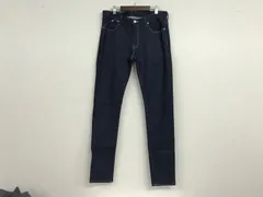 美品本物ステュディオスSTUDIOUSコットンノンウォッシュデニムパンツメンズサーフアメカジミリタリーストリートスケーターワークビジネススーツモードゴルフドレスバイカースポーツ紺ネイビー2M日本製のサムネイル