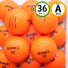 Aランク厳選 イグニオ 36球 傷ほぼなし・高品質 ロストボール 送料無料 3ダース IGNIO オレンジカラー 良品 sntのサムネイル