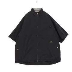 【中古A】メンズ L ノースフェイス パープルレーベル フィールドショートスリーブジャケット THE NORTH FACE PURPLE LABEL Field Short Sleeve Jacket NP2409N ブラック 黒 半袖コーチジャケットのサムネイル