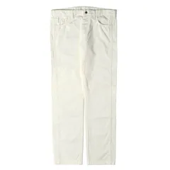 LOUIS VUITTON ルイヴィトン パンツ ホワイト 白 サイズ:44 | 07SS レザーパッチ付き ホワイト コットン ピケパンツ (RM071 MKDP50C6V) | ズボン ボトムス【メンズ】【中古】のサムネイル