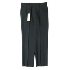 【新品】LAD MUSICIAN ラッドミュージシャン パンツ グリーンブラック 黒 サイズ:44 | 25SS ウールギャバ ストレート トラウザー スラックス パンツ (STRAIGHT SLACKS) | ボトムス ズボン 日本製【メンズ】のサムネイル
