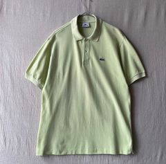 80s〜 フレンチラコステ フランス製 5191L サイズ7 ポロシャツ 緑