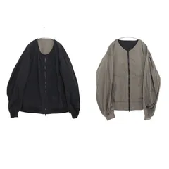 【中古A】メンズ L ノースフェイス パープルレーベル フィールドダブルフェイスブルゾン THE NORTH FACE PURPLE LABEL Field Double Face Blouson N25SA037 カーキ ブラック 黒 ライトアウターのサムネイル
